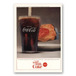 1964 Coca Cola Print Ad | Never Too Sweet