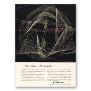 1964 Celanese Print Ad | No Man Is An Island