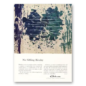 1964 Celanese Print Ad | No Sibling Rivalry
