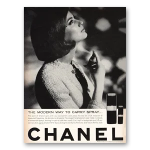 1964 Chanel No 5 Print Ad | Carry Spray