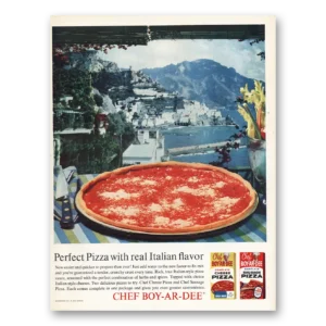 1964 Chef Boy-Ar-Dee Print Ad | Real Italian Flavor