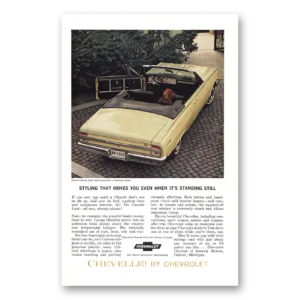 1964 Chevrolet Chevelle Malibu Print Ad | Super Sport