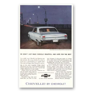 1964 Chevrolet Chevelle Malibu Print Ad | Super Sport Coupe