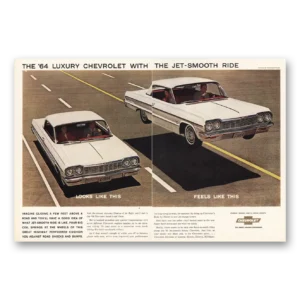 1964 Chevrolet Print Ad | Jet Smooth Ride