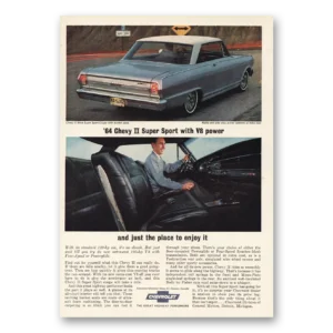 1964 Chevy II Print Ad | Super Short V8 Power