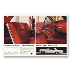 1964 Chevrolet Print Ad | Jet Lounge Interiors