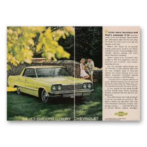 1964 Chevrolet Impala Print Ad | Luxurious