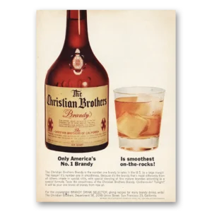 1964 Christian Brothers Print Ad | Americas No 1 Brandy