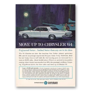 1964 Chrysler New Yorker Print Ad | Engineered