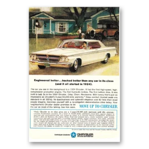 1964 Chrysler Print Ad | Backed Better