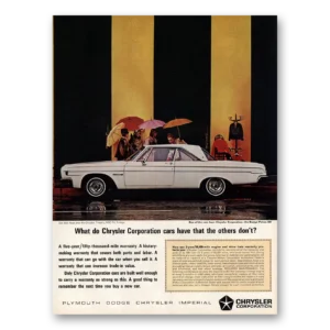 1964 Chrysler Print Ad | Cars Have