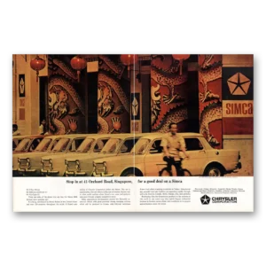 1964 Chrysler Simca Print Ad | Orchard Road