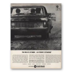 1964 Chrysler Print Ad | Fleet Miles