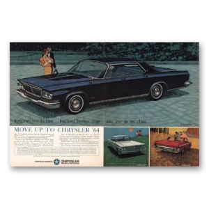 1963 Chrysler New Yorker Print Ad | Engineered