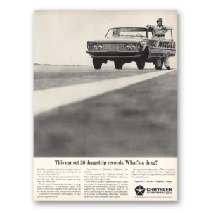 1964 Chrysler Print Ad | 26 Dragstrip Records