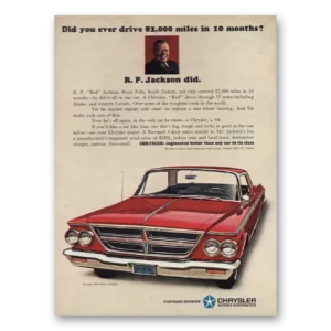 1964 Chrysler Newport Print Ad | R P Jackson