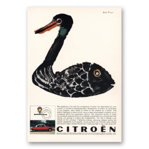 1964 Citroen Print Ad | Elasticity Of Air