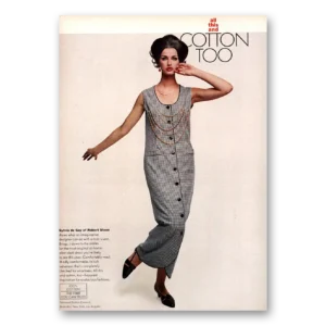 1964 National Cotton Council Print Ad | Sylvia De Gay