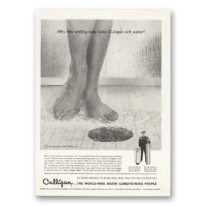 1964 Culligan Print Ad | Smiling Lady Loves Culligan Soft Water