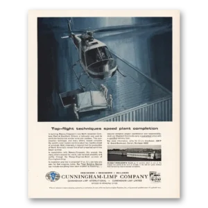 1964 Cunningham Limp Print Ad | Top Flight