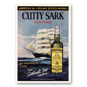 1964 Cutty Sark Print Ad | No 1