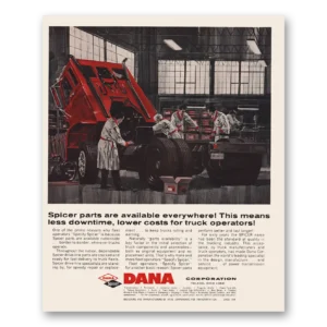 1964 Dana Corporation Print Ad | Spicer Parts