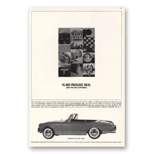 1964 Datsun Print Ad | Package Deal