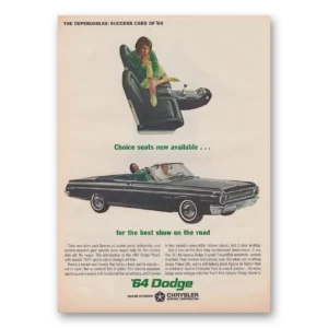 1964 Dodge Print Ad | Choice Seats