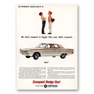 1964 Dodge Dart Print Ad | Compact Dodge