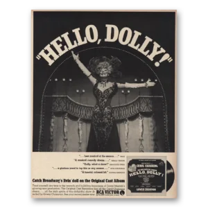 1964 Hello Dolly Promo Print Ad | Carol Channing