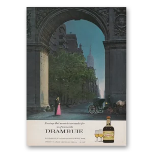 1964 Drambuie Print Ad | Evenings