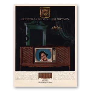 1964 DuMont Television Print Ad | Finest In Color Television