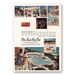 1964 Elbow Beach Hotel Print Ad | Sun People Moon People