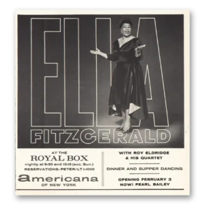 1964 Ella Fitzgerald Promo Print Ad | Ella Fitzgerald
