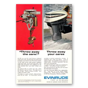 1964 Evinrude Print Ad | Throw Away Cars