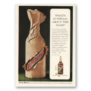 1964 Old Fitzgerald Print Ad | What So Special