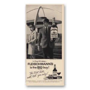 1964 Fleischmanns Gin Print Ad | Lax