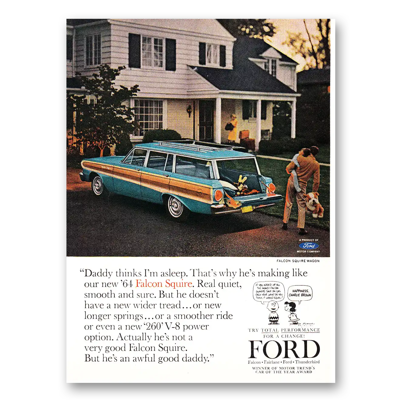 1964 Ford Falcon Print Ad | Squire Daddy