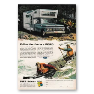 1964 Ford Camper Print Ad | Follow Fun