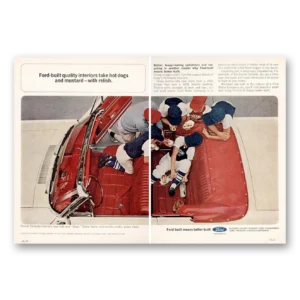 1964 Mercury Comet Print Ad | Hot Dogs