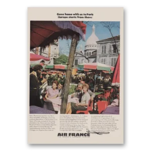 1964 Air France Print Ad | Come Home