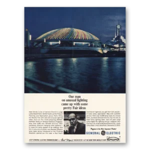 1964 General Electric Print Ad | Unusual Lighting Fair Ideas