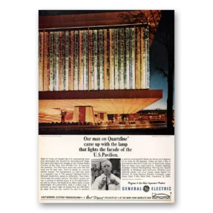 1964 General Electric Print Ad | Ge Quartzline