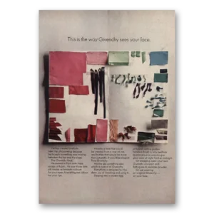 1964 Givenchy Print Ad | Way Givenchy Sees Your Face