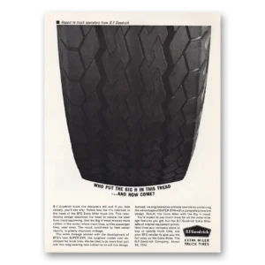 1963 Goodrich Tires Print Ad | Big H