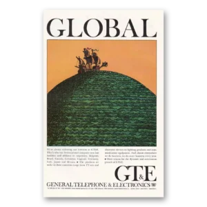 1964 General Telephone GTE Print Ad | Electronics Widening