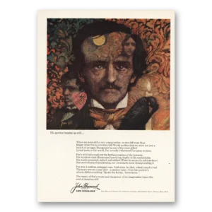 1964 John Hancock Print Ad | Edgar Allen Poe