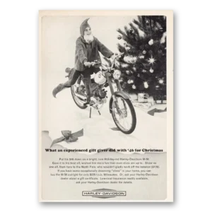 1964 Harley Davidson M50 Print Ad | Experienced Gift
