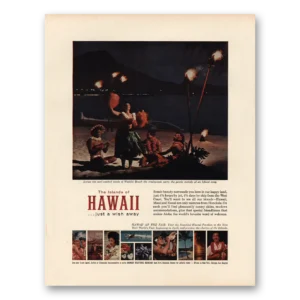1964 Hawaii Print Ad | Sonic Beauty Surrounds