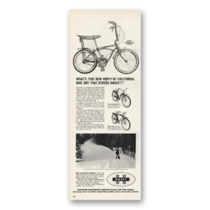 1964 Huffy Bicycles Print Ad | Banana Seat